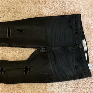 Black Hollister Ripped Jeans